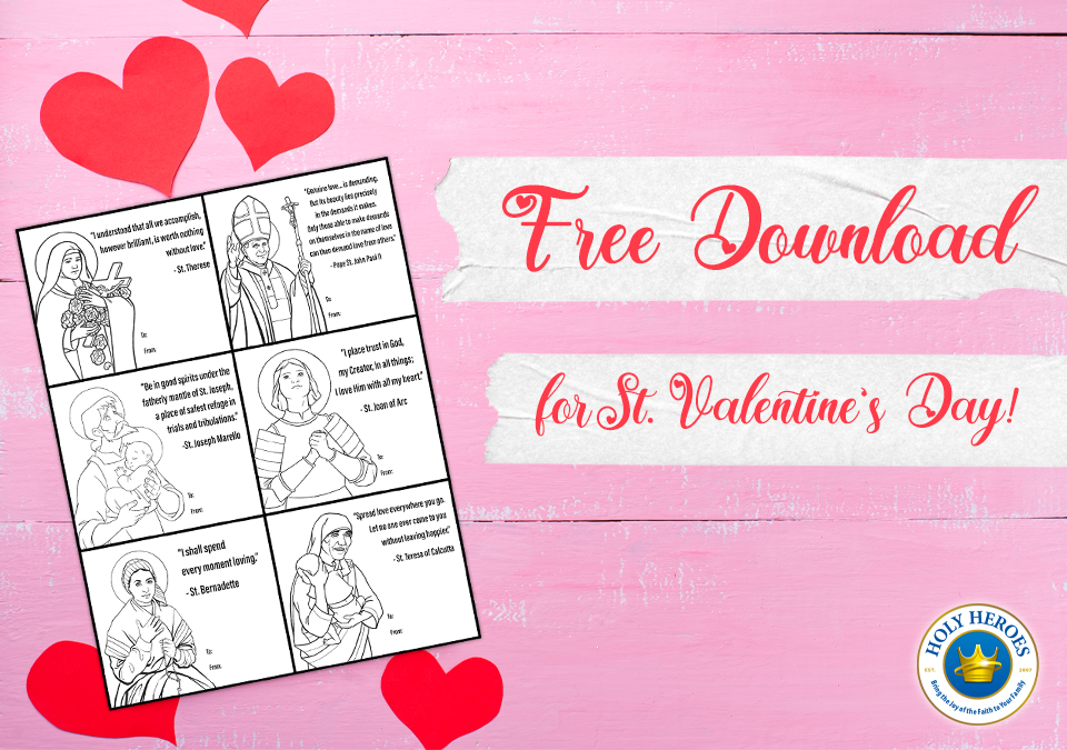 St. Valentine's Day Cards - Download Pack 