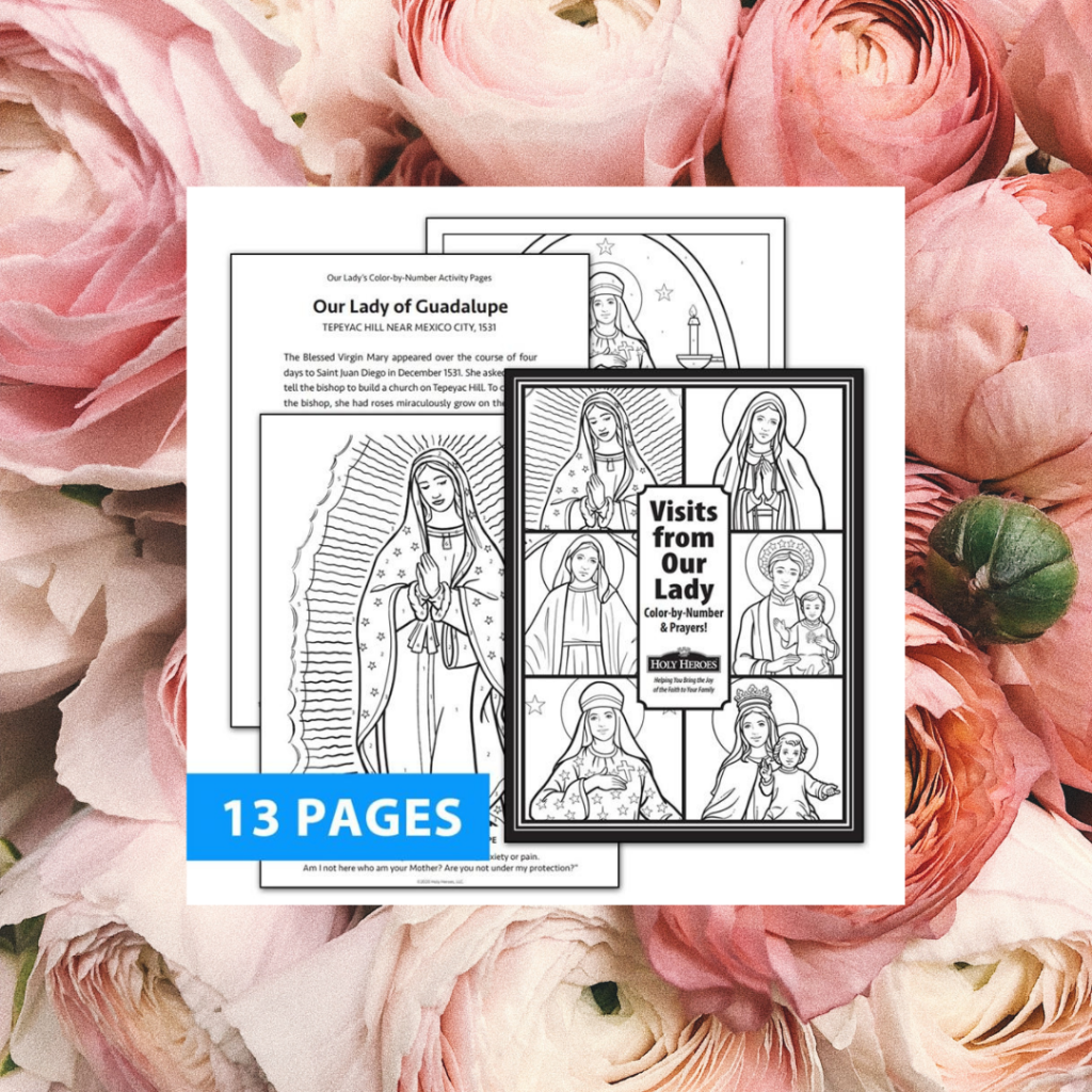 31+ Our Lady Of Lourdes Coloring Page