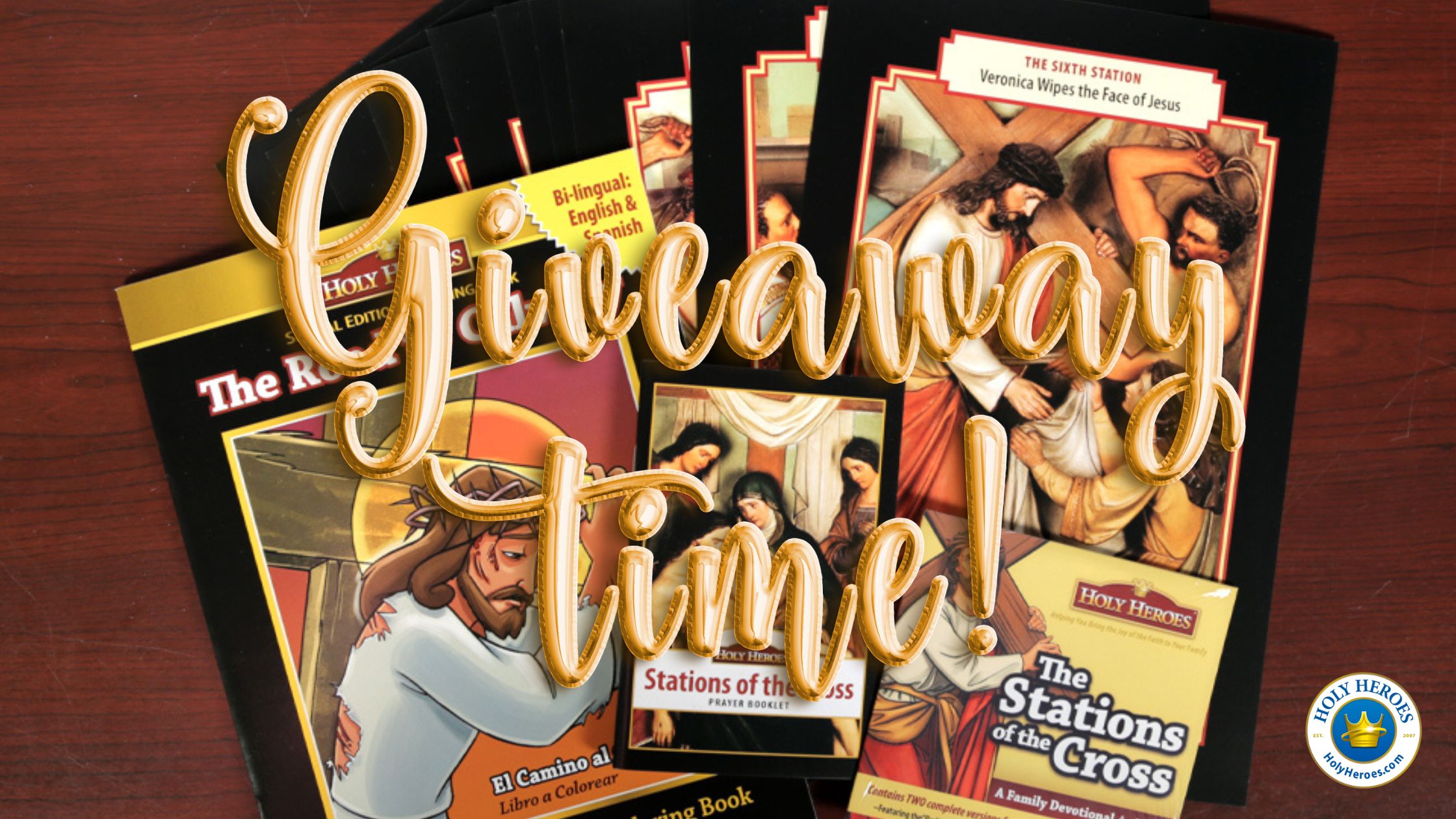 GIVEAWAY: win 4 Holy Heroes resources plus a NEW Catholic toy!