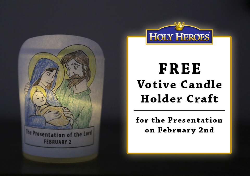 Candles for Candlemas! [free liturgical craft]