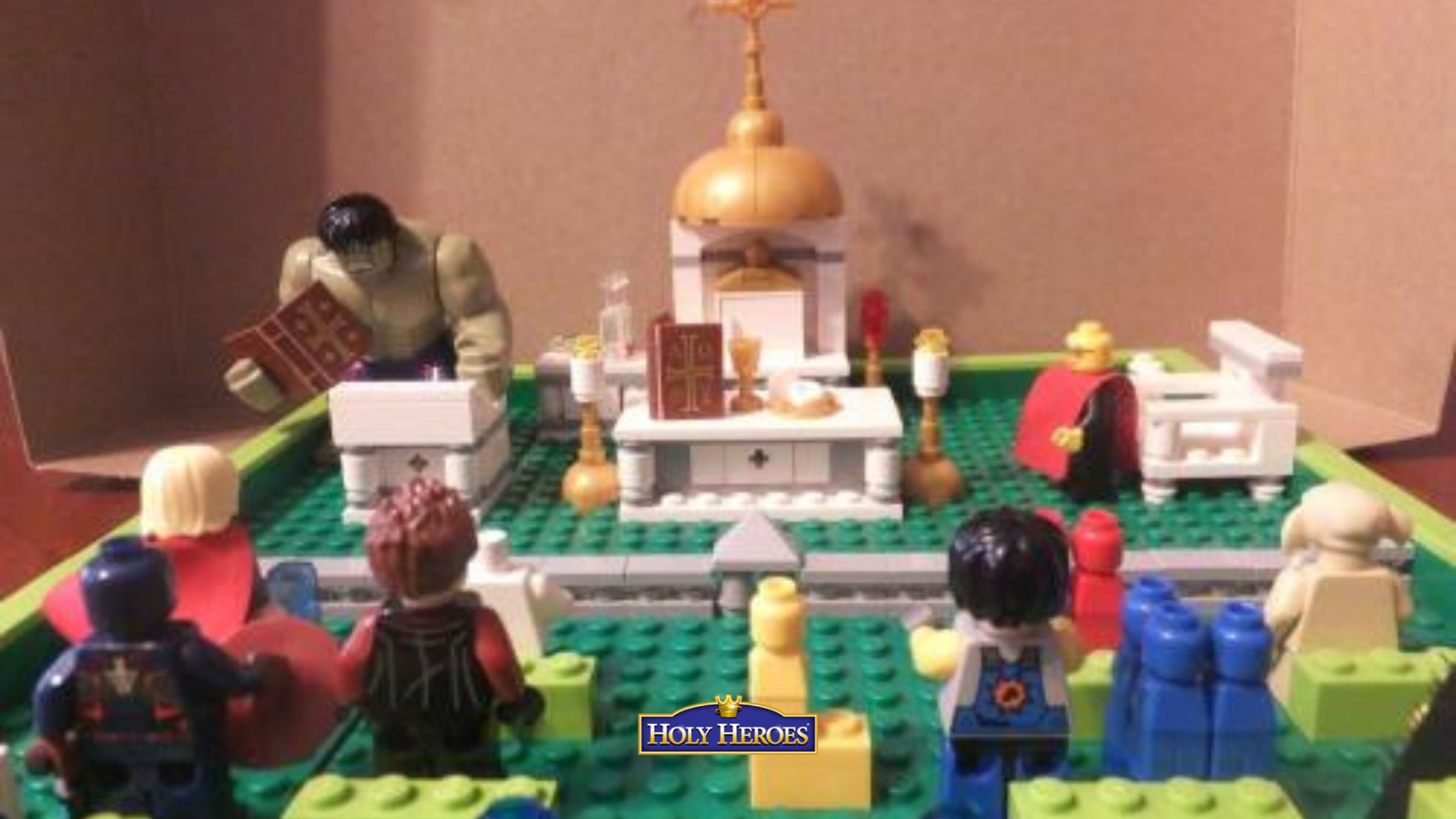 Inviting The Hulk to Mass [picture inside]