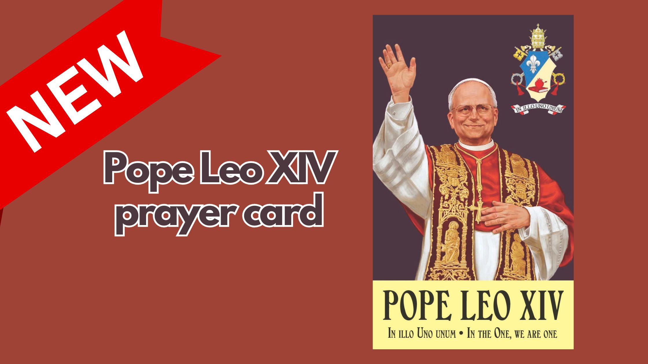 NEW Pope Leo XIV Card {original artwork}
