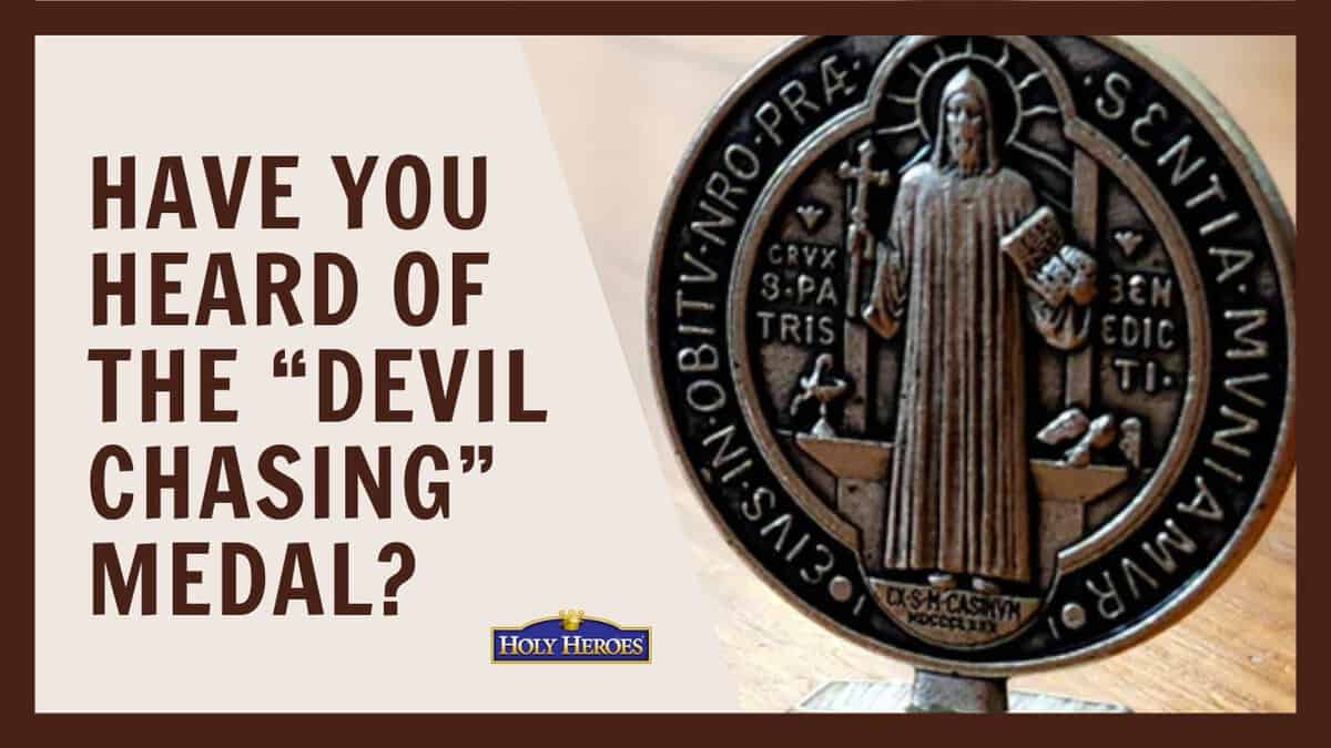 The "Devil Chasing" Medal {Spiritual Protection for Families}
