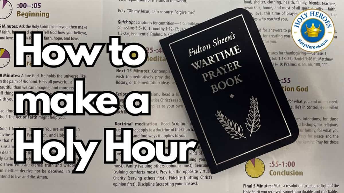 How to make a Holy Hour {step-by-step guide}