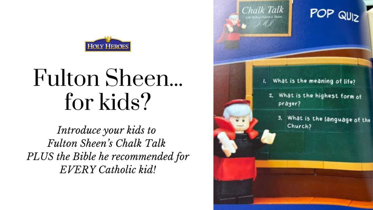 Archbishop Fulton Sheen…in LEGO®?